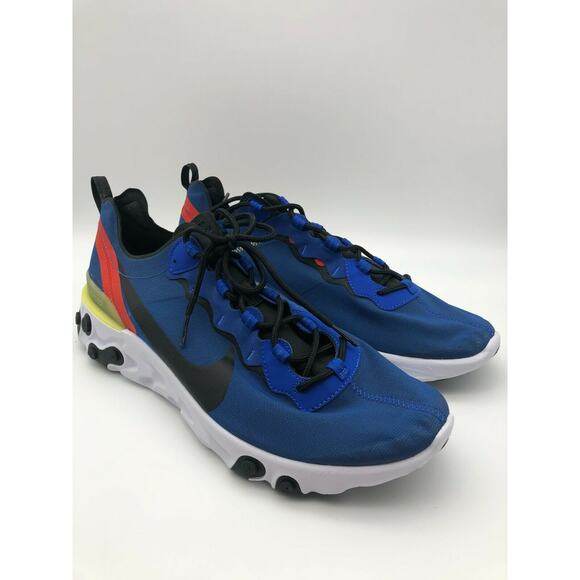 Nike React Element 55 Game Royal Blue Men's Sneakers BQ6166-403 Size 13 NEW - Picture 16 of 16